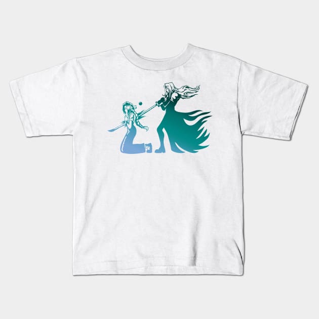 Aeris's Prayer Kids T-Shirt by demonigote